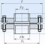 ИФС Ду175 / 196 Ру16 изолирующее фланцевое соединение, фото 3