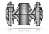 ИФС Ду250 Ру16 изолирующее фланцевое соединение, фото 4