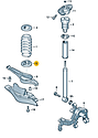 Проставка задней пружины, PASSAT, GOLF, TOURAN, JETTA, OCTAVIA, A3, фото 2