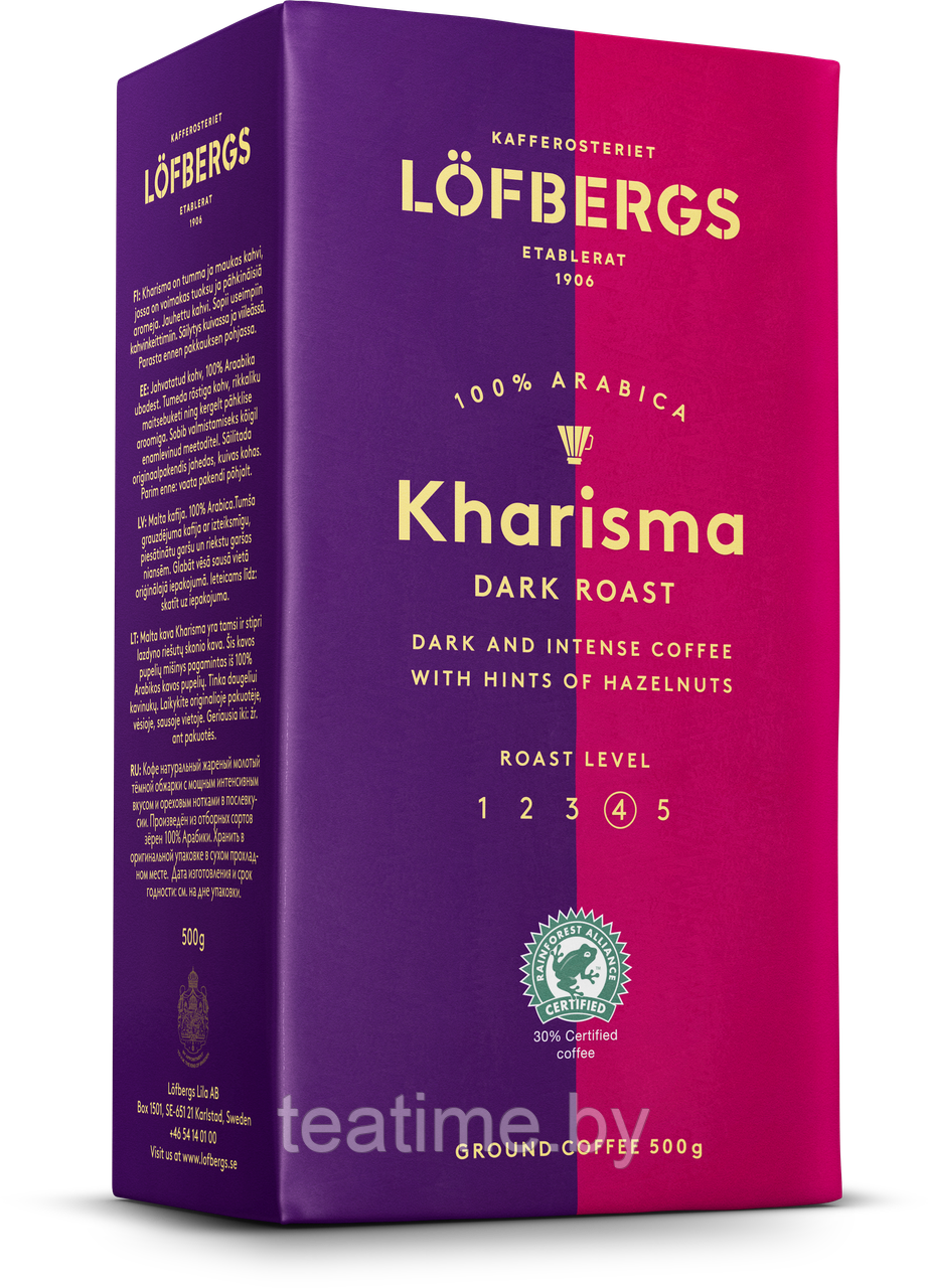 Кофе Lofbergs Lila Kharisma 500 г. (молотый) - фото 1 - id-p31502870