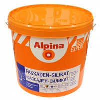 Краска акрил-силикат. в/д Alpina Expert Fassaden Silikat База 1, 10 л.