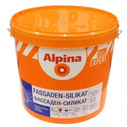 Краска акрил-силикат. в/д Alpina Expert Fassaden Silikat База 1, 10 л. - фото 1 - id-p86471914