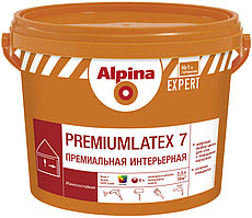 Краска ВД-ВАЭ Alpina Expert Premiumlatex 7 База 1, 10 л.