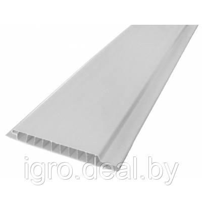 Панель ПВХ 10 см Белого цвета (2,7м,п) - фото 1 - id-p86486255