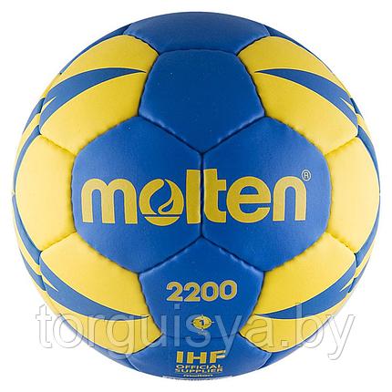 Мяч гандбольный Molten H2X2200-BY, фото 2
