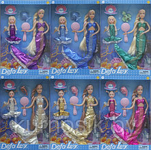Игровой набор для девочек Куклы-Русалочки  "DefaLucy" (Арт.8302)