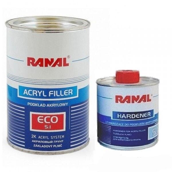 RANAL 10631-2 Грунт акриловый ECO 5+1 0,75+0,15 серый