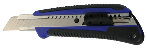 Нож JRF-UC-510 универс. выдвижной с фиксатором-защелкой (18мм)+2 лезвия - фото 1 - id-p86513385