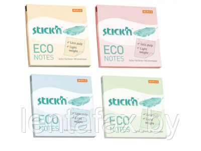 Бумага для заметок ECO 75*75 мм, 100 л. ЦЕНА БЕЗ НДС