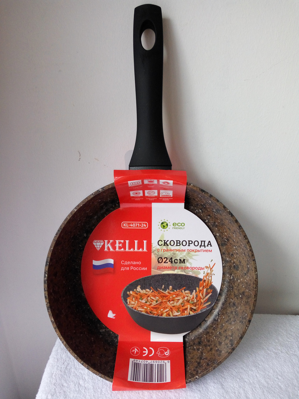 Сковорода с гранитным покрытием Kelli, 24см