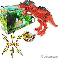 Динозавр свет, звук, ходит, двигает головой, на батарейке, в коробке