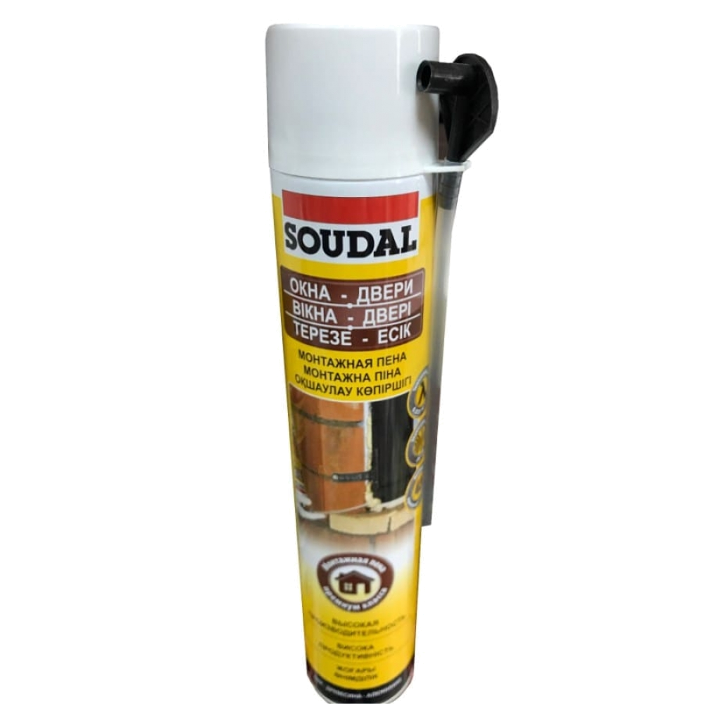 Монтажная пена Soudal PU FOAM Yellow