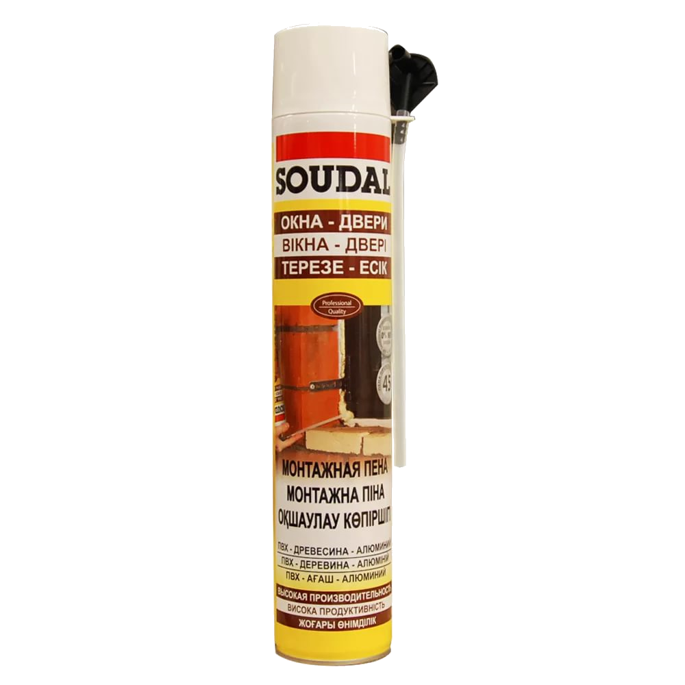 Монтажная пена Soudal PU FOAM Yellow Winter