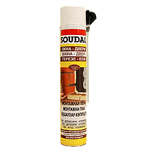 Монтажная пена Soudal PU FOAM Yellow Winter