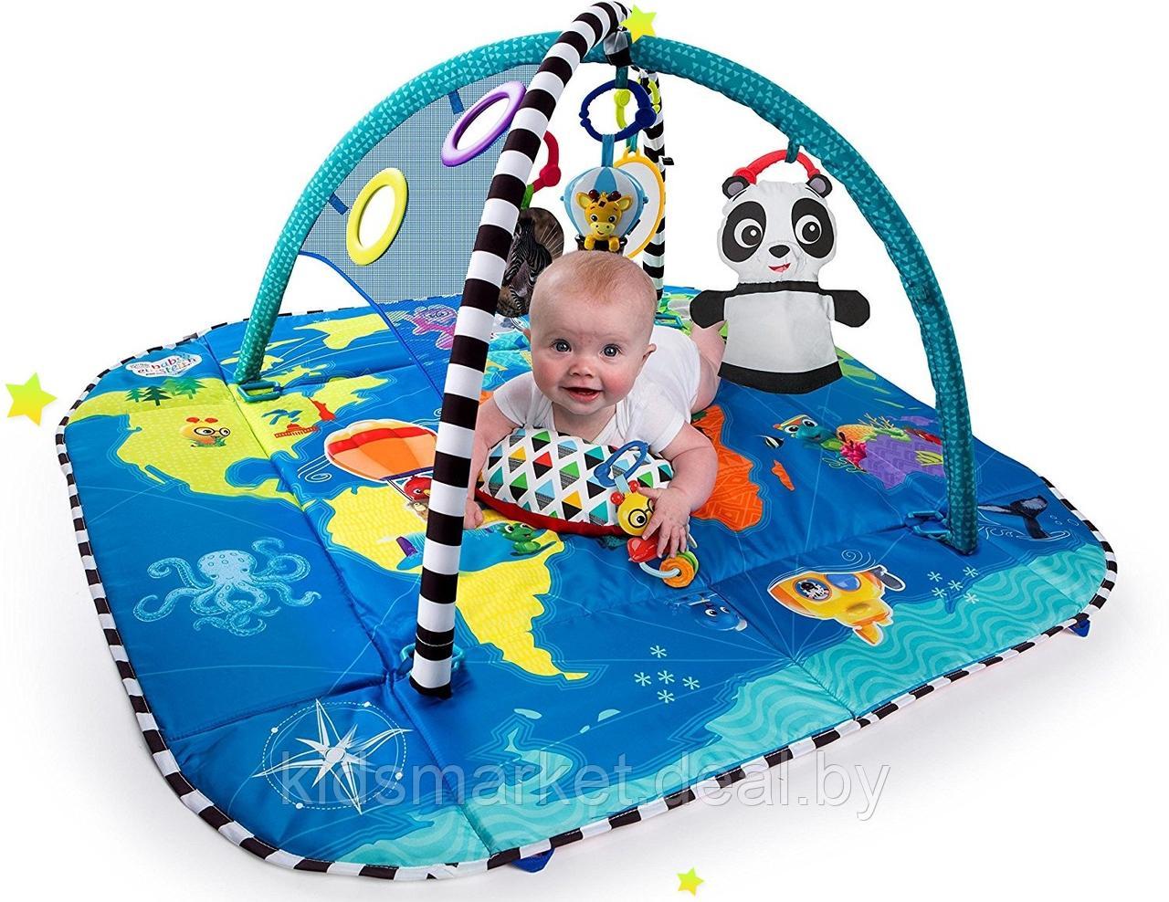 Детский развивающий коврик манеж 5 в 1 Baby Einstein World of Discovery 11287 - фото 4 - id-p86587890