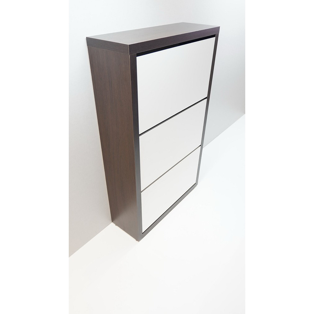 Тумба для обуви Элана-3.70 (венге магия, белый)