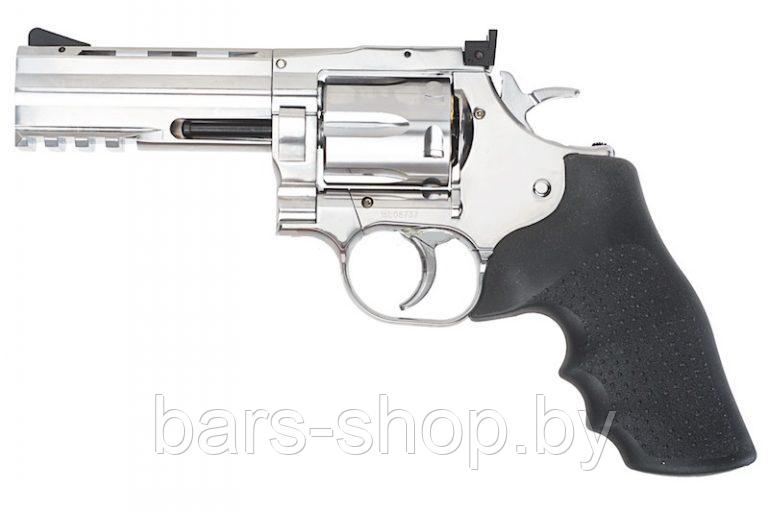 Пневматический револьвер ASG Dan Wesson 715-4 silver пулевой 4,5 мм