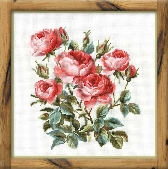 Набор для вышивания крестом «Садовые розы».