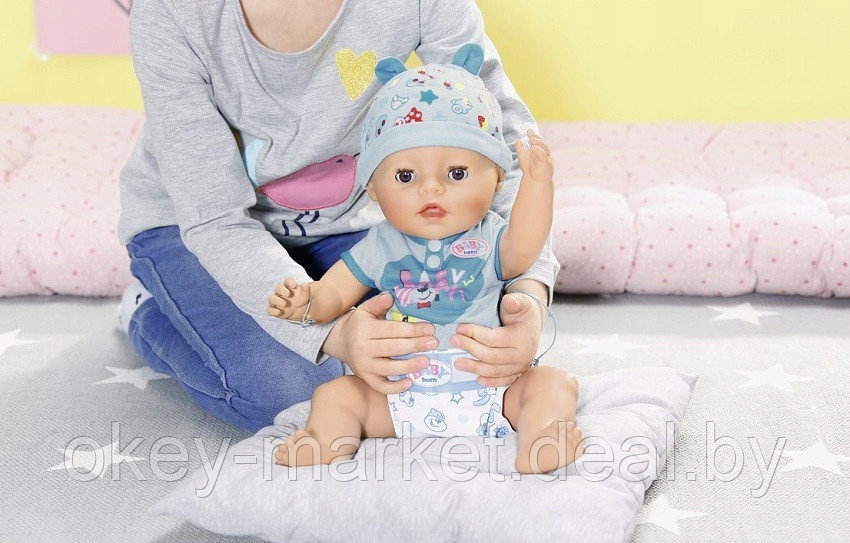 Интерактивная кукла Baby Born Очаровательный малыш 824375 оригинал - фото 8 - id-p86724225
