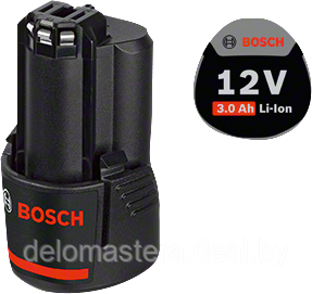 Аккумулятор Bosch GBA 12 В 1x3.0Ah Professional BOSCH для электроинструмента 1600A00X79 (оригинал) - фото 1 - id-p86731942