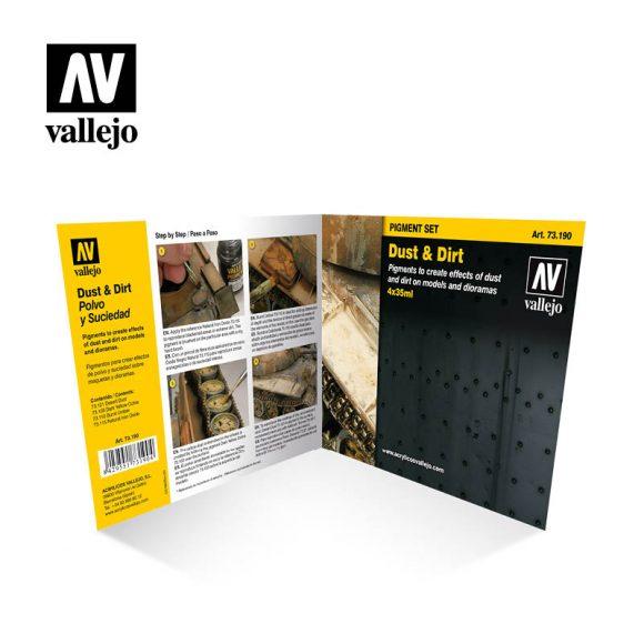 Набор сухих пигментов Pigments (пыль-грязь) ACRYLICOS VALLEJO (Испания) 4х30мл. - фото 1 - id-p86598630