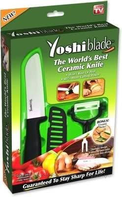 Набор Нож керамический     Yoshi Blade + овощечистка