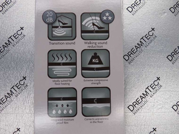 Подложка под виниловый ламинат DreamTec+ - фото 2 - id-p86752418
