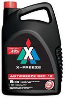 Антифриз красный X-freeze Red 12 5 кг