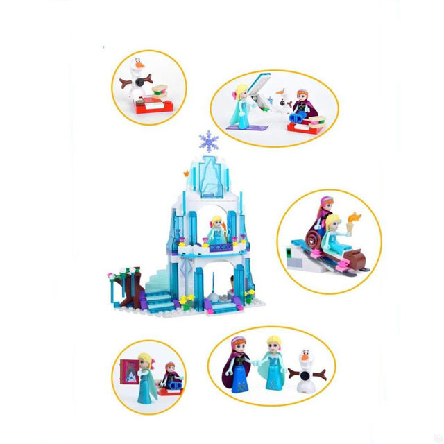 Конструктор Tenma Frozen TM3006 Ледяной Замок Эльзы (аналог Lego Disney Frozen) 694 детали - фото 2 - id-p86807595
