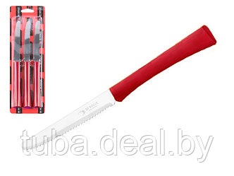 Набор ножей столовых, 3шт., серия INOVA D+, красные, DI SOLLE (Супер цена! Длина: 217 мм, длина лезвия: 101