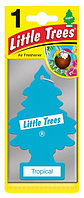 Ароматизатор для салона авто подвесной Тропические фрукты Little Trees Air Freshener Tropical (Швейцария)