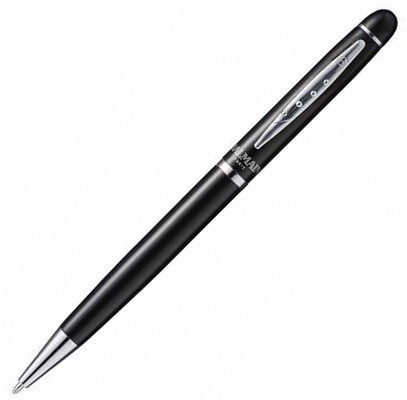 Металлическая шариковая ручка Balmain в бархатном чехле - фото 3 - id-p4254069