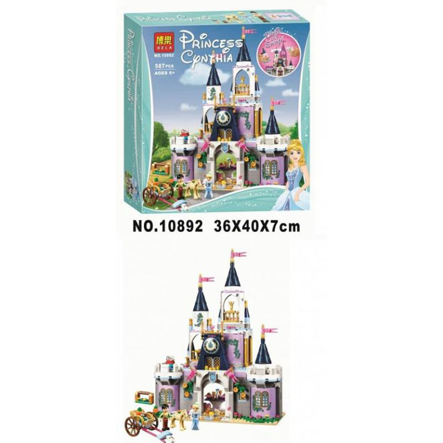 Конструктор Bela 10892 Волшебный Замок Золушки (аналог LEGO Disney Princess 41154) 587 деталей - фото 2 - id-p86883565