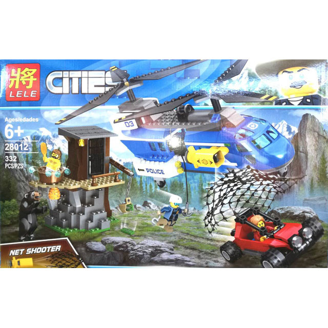 Конструктор Lele Cities 28012 Горная полиция: Арест (аналог Lego City 60173) 332 детали