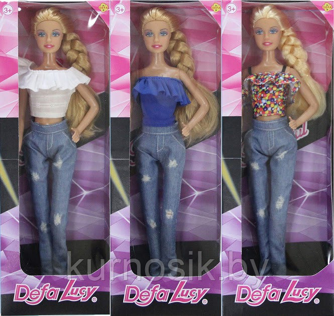 Кукла "DefaLucy" в джинсах и стильном топике (Арт.8355) - фото 1 - id-p86883855