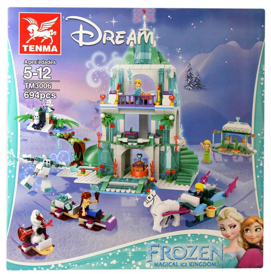 Конструктор Tenma Frozen TM3006 Ледяной Замок Эльзы (аналог Lego Disney Frozen) 694 д