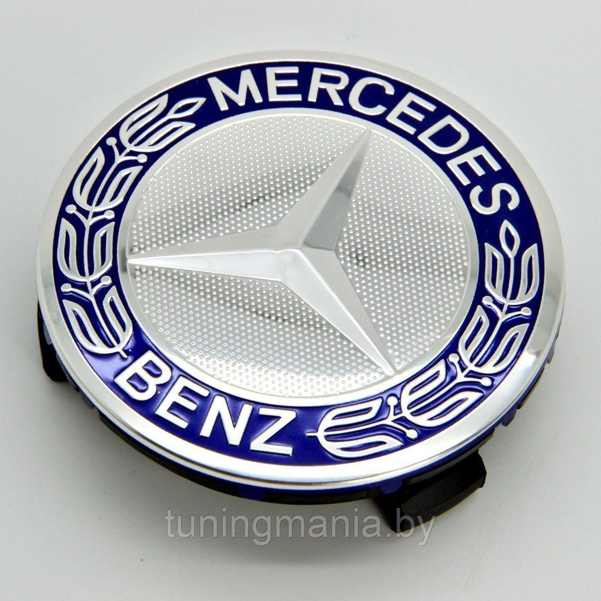Заглушки на литые диски Benz 1шт - фото 1 - id-p86914302