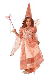 Карнавальный костюм Фея сказочная розовая, детский