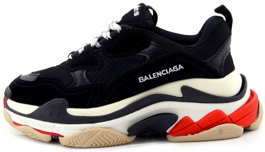 Кроссовки Balenciaga Triple S Black мужские купить в интернет магазине