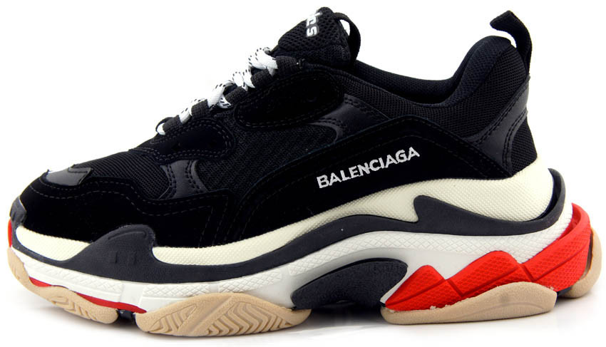 Кроссовки Balenciaga Triple S Black мужские 45 - фото 1 - id-p86969262