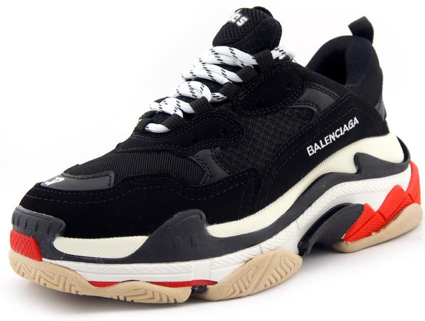 Кроссовки Balenciaga Triple S Black мужские - фото 2 - id-p86968838