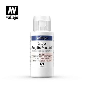 Покрывной глянцевый лак Vallejo PERMANENT GLOSS VARNISH, 60мл.