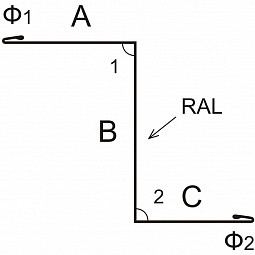 Z- образная планка оцинкованная , полимерным покрытием - фото 1 - id-p4264844