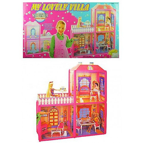 Игровой домик для кукол типа Барби My Lovely Villa 6984 - фото 2 - id-p86970105