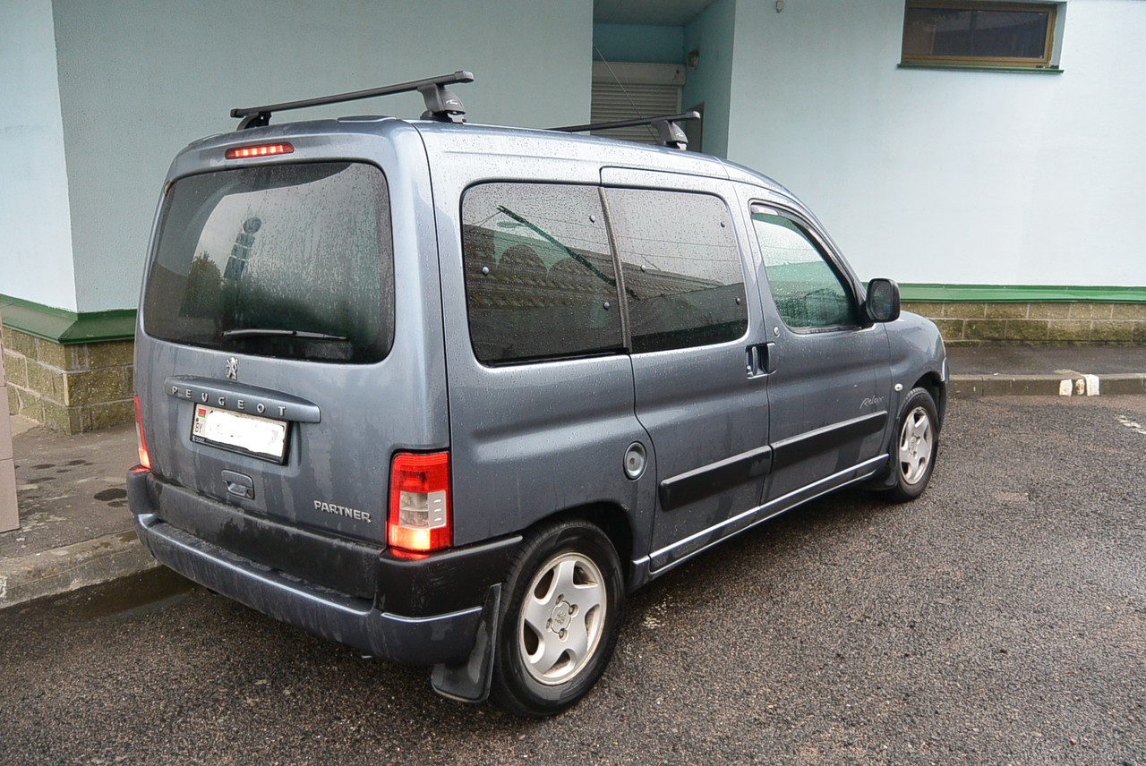Багажник LUX для Peugeot Partner Origin 1998-... (прямоугольая дуга) - фото 2 - id-p69113574