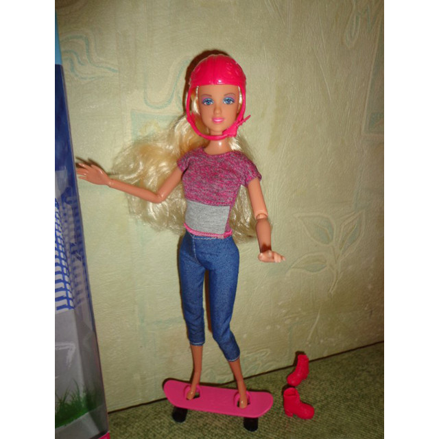 Кукла шарнирная Defa Lucy 8375 на скейте - фото 6 - id-p86972372