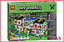Детский конструктор Крепость 3 в 1 Bela Minecraft серия игра Майнкрафт 10472 , аналог лего Lego, фото 4