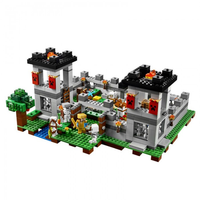 Детский конструктор Крепость 3 в 1 Bela Minecraft серия игра Майнкрафт 10472 , аналог лего Lego - фото 3 - id-p66771433