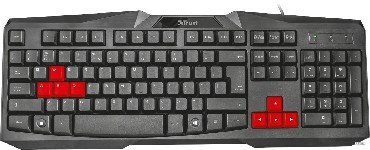 TRUST ZIVA проводная игровая клавиатура (22115)