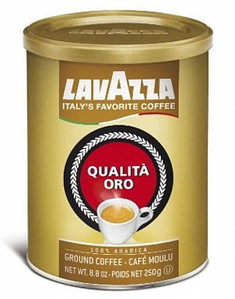 Кофе Lavazza Qualita Oro 250г. Молотый ж/б